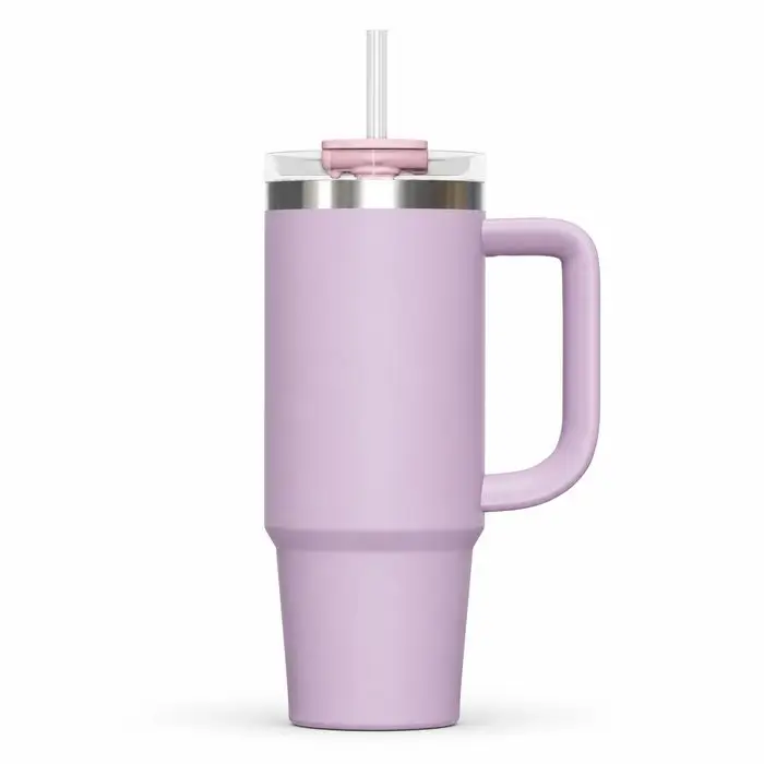 30 oz Insulated Stainless Steel Tumbler with Handle, Leak-Resistant Water Bottle S90010VH